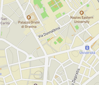 Mapa lokality Kostol Santa Maria la Nova