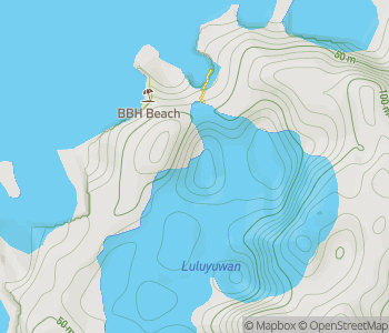Mapa lokality Jazero Barracuda
