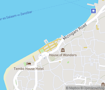 Mapa lokality Zanzibarský nočný trh