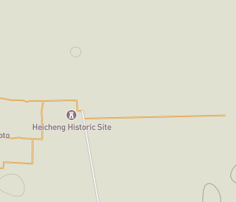 Mapa lokality Ruiny Heicheng