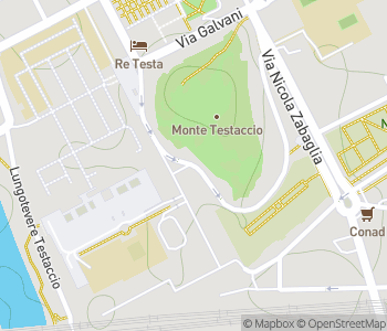 Mapa lokality Monte Testaccio