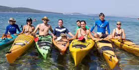 Chorvátsko na morských kajakoch 2015