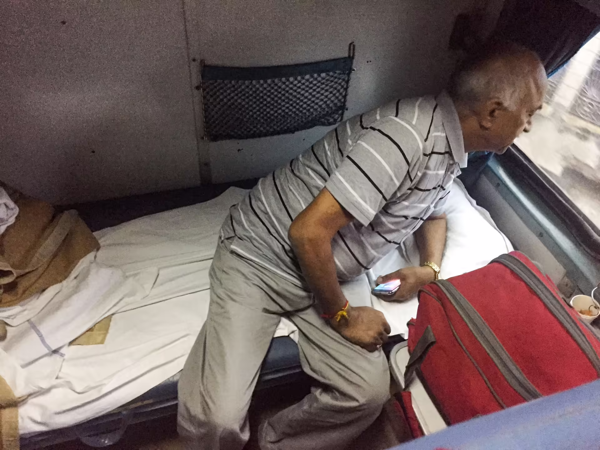 In train