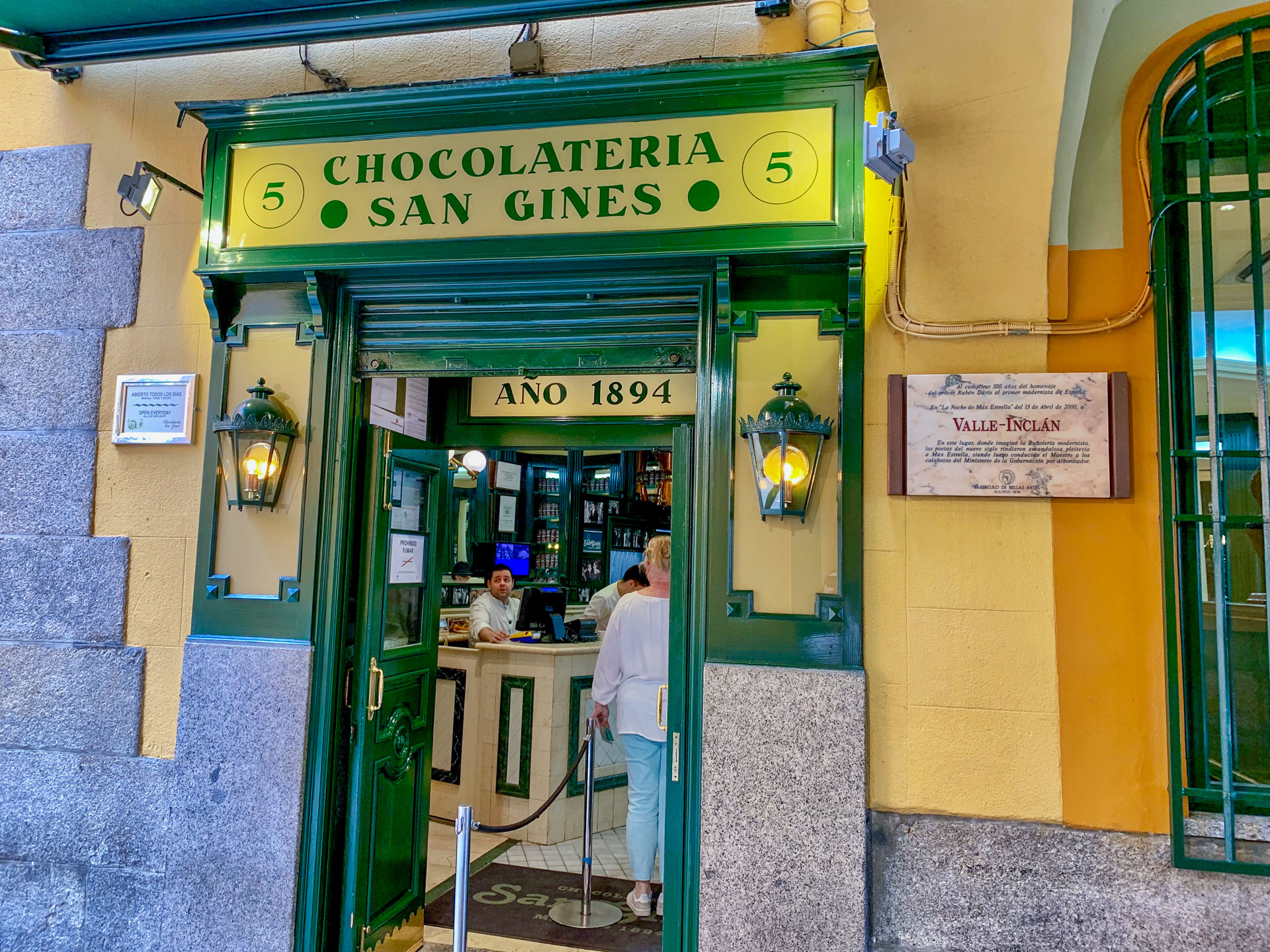 Čokoládovňa San Gines, Madrid