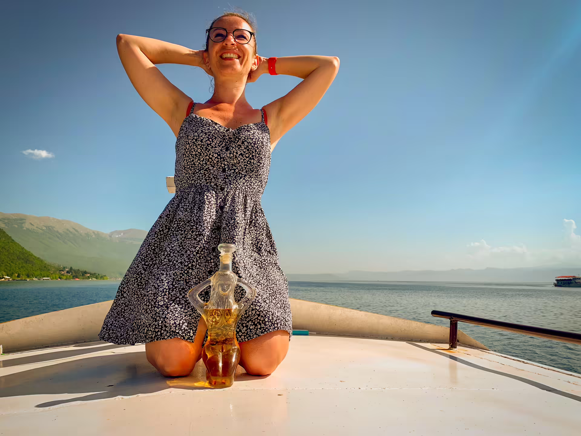 Boat Trip on Ohrid lake