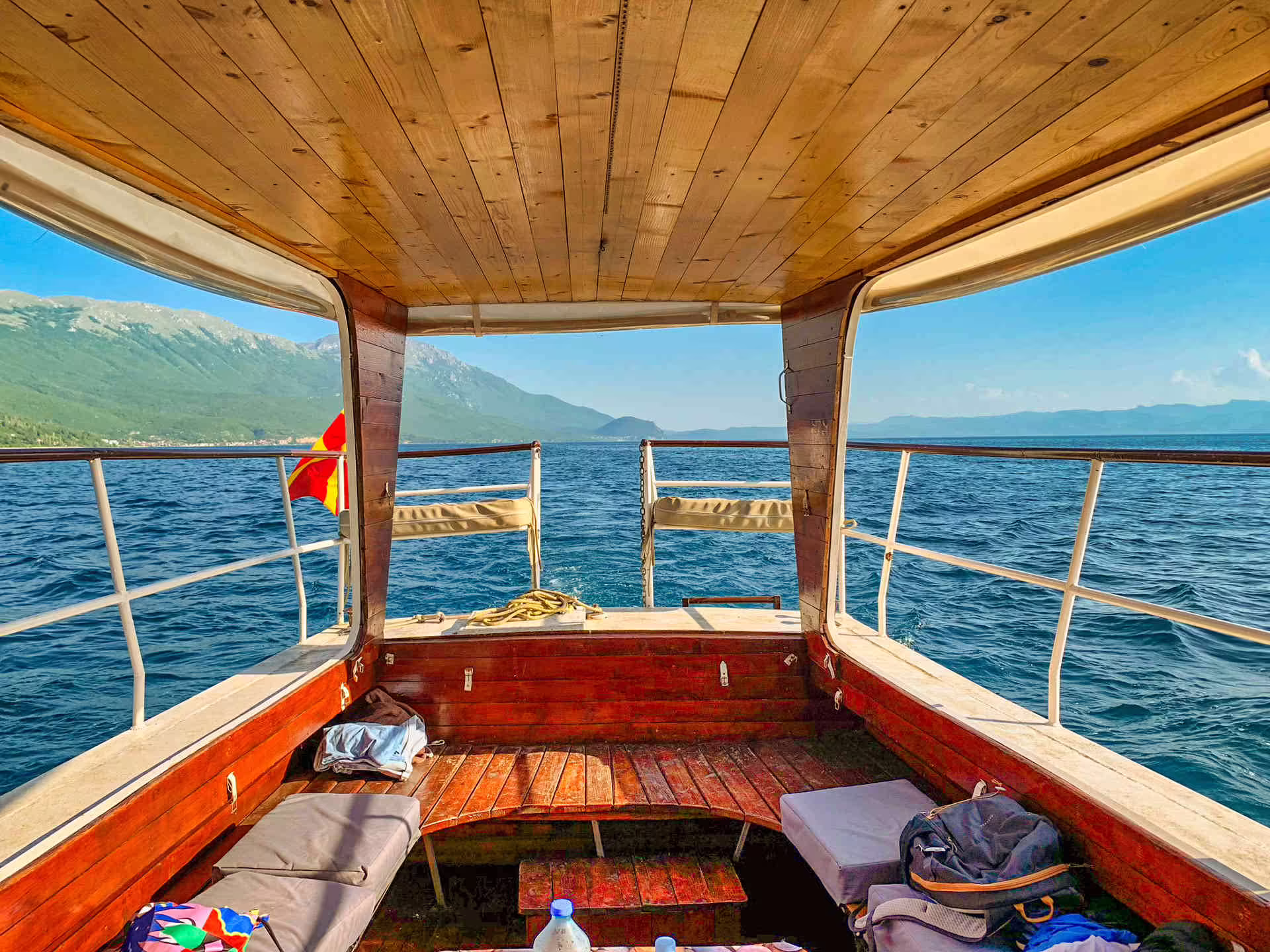 Boat Trip on Ohrid lake