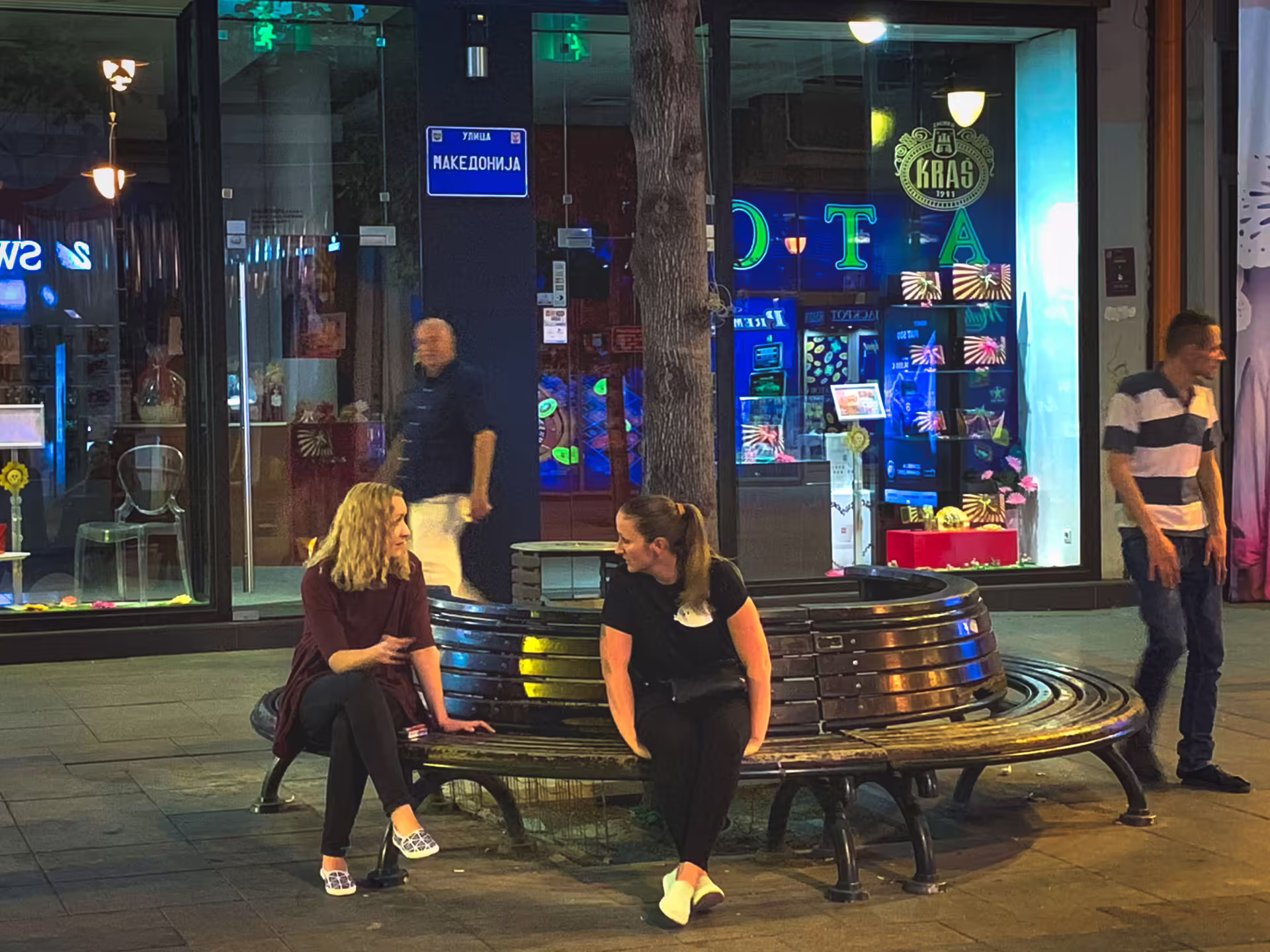 Night in Skopje