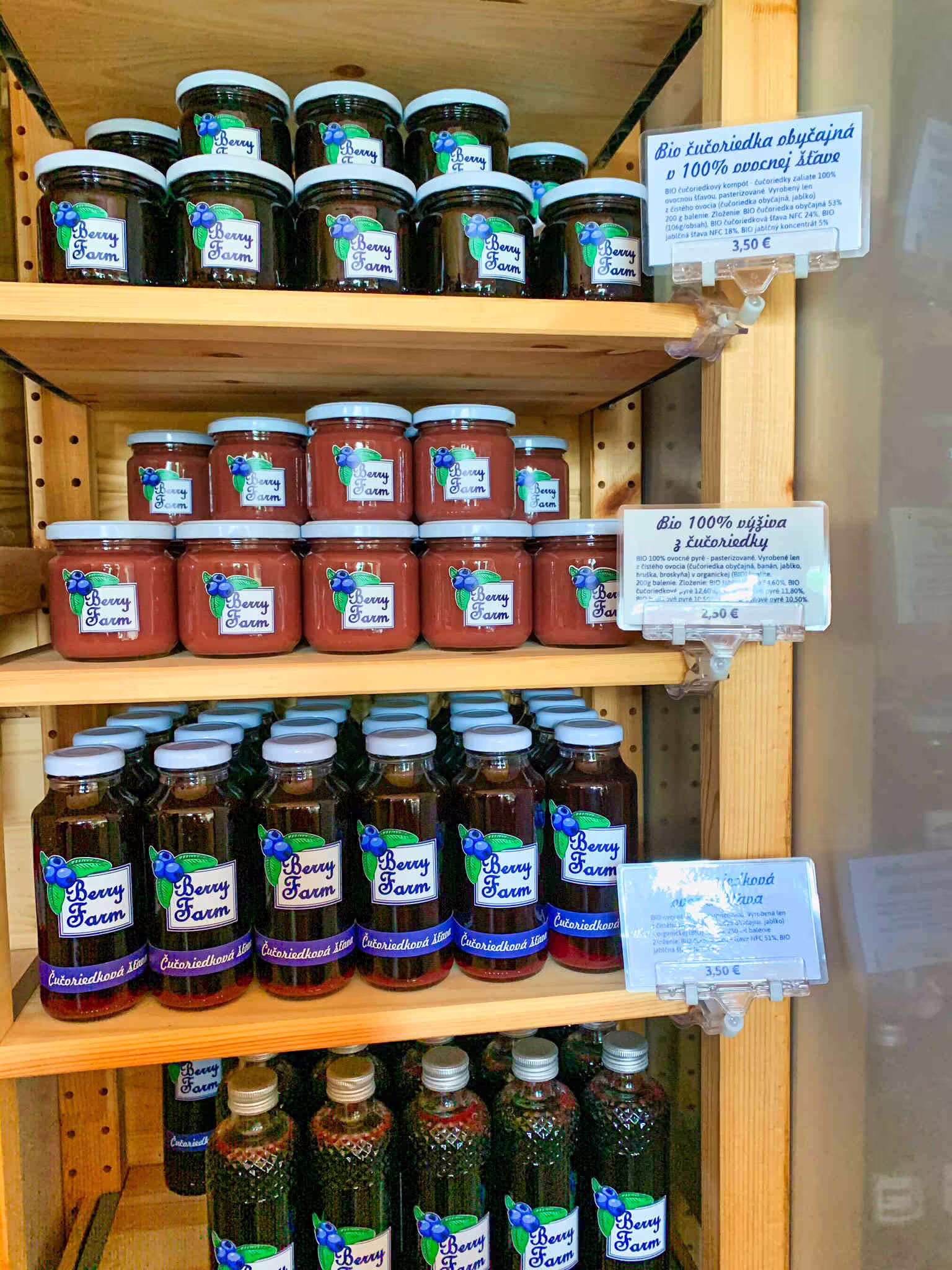 Čučoriedkový produkt
