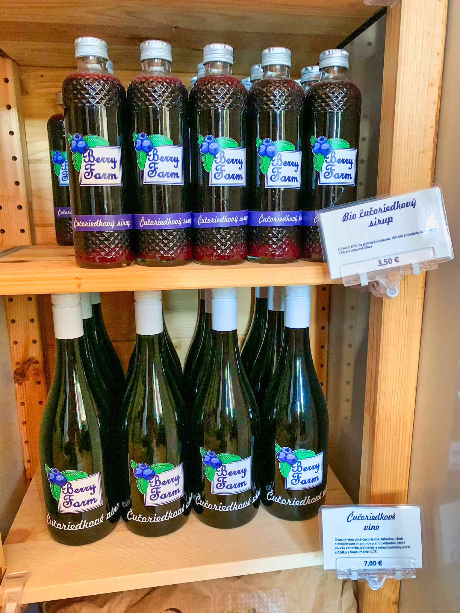 Čučoriedkový produkt