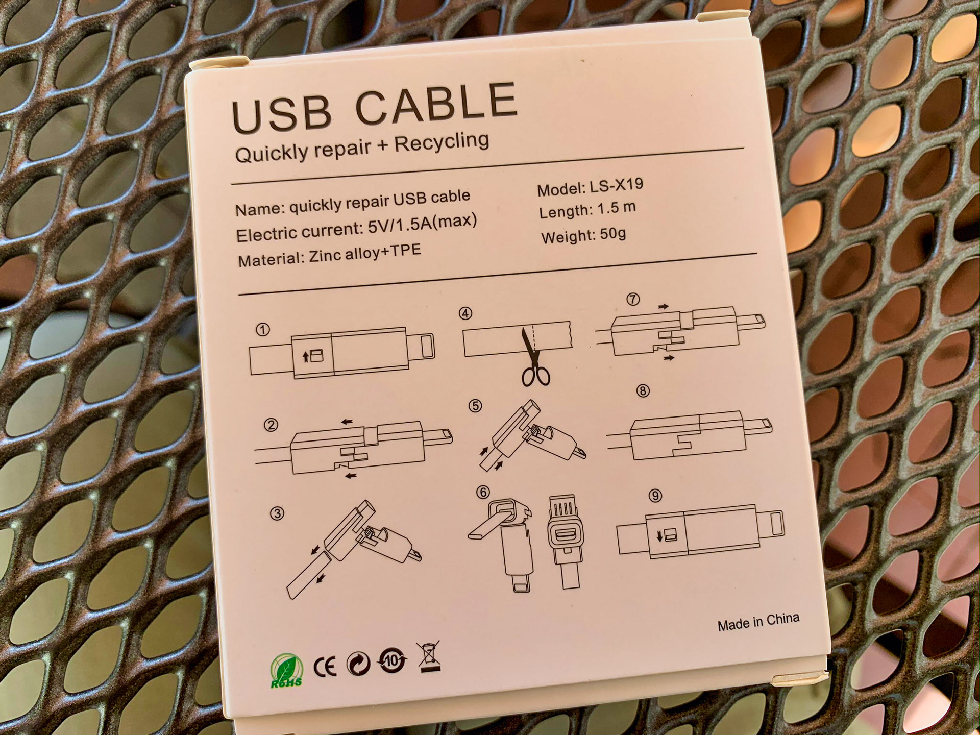 GARAS Reused USB Cable For iPhone