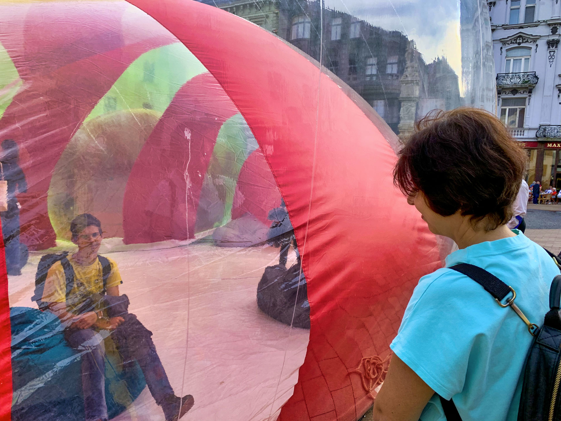 Bublina na Hlavnom námestí