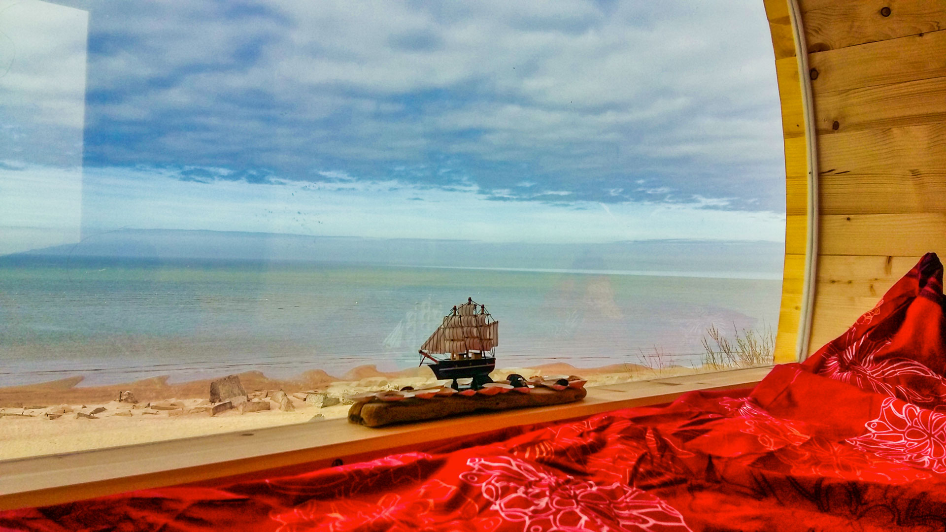 Ubytovanie, mys Kolka