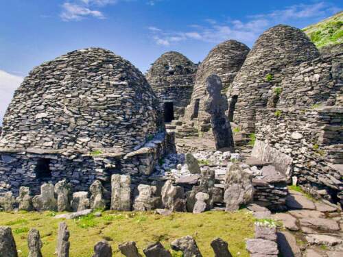 Obydlia na ostrove Skellig Michael