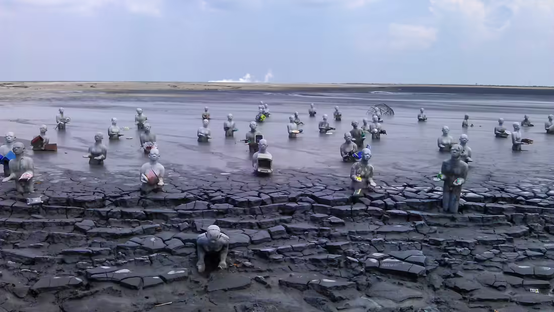 Bahenná sopka u Sidoarja