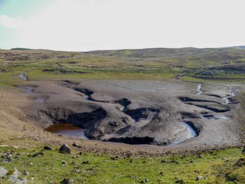 Vanishing lake