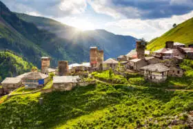 Ushguli, Kaukaz