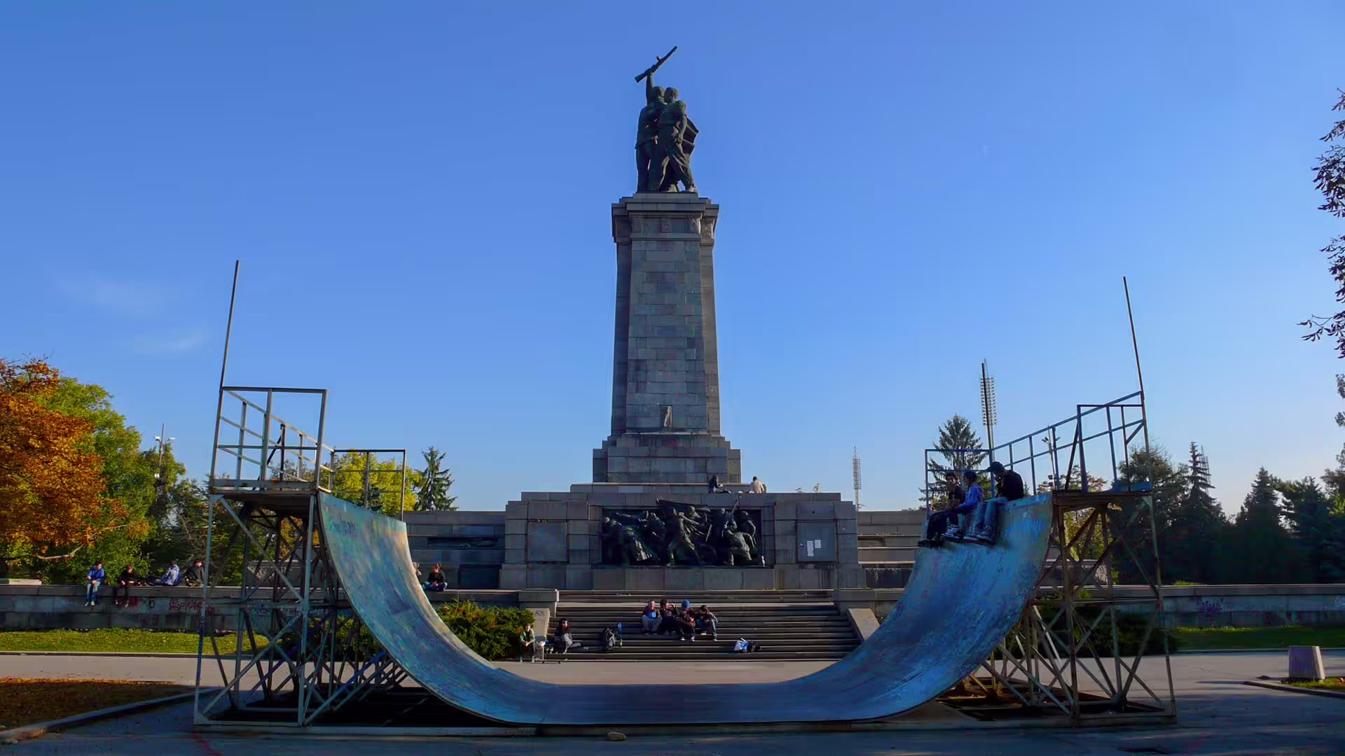 Pamätník, park, Sofia