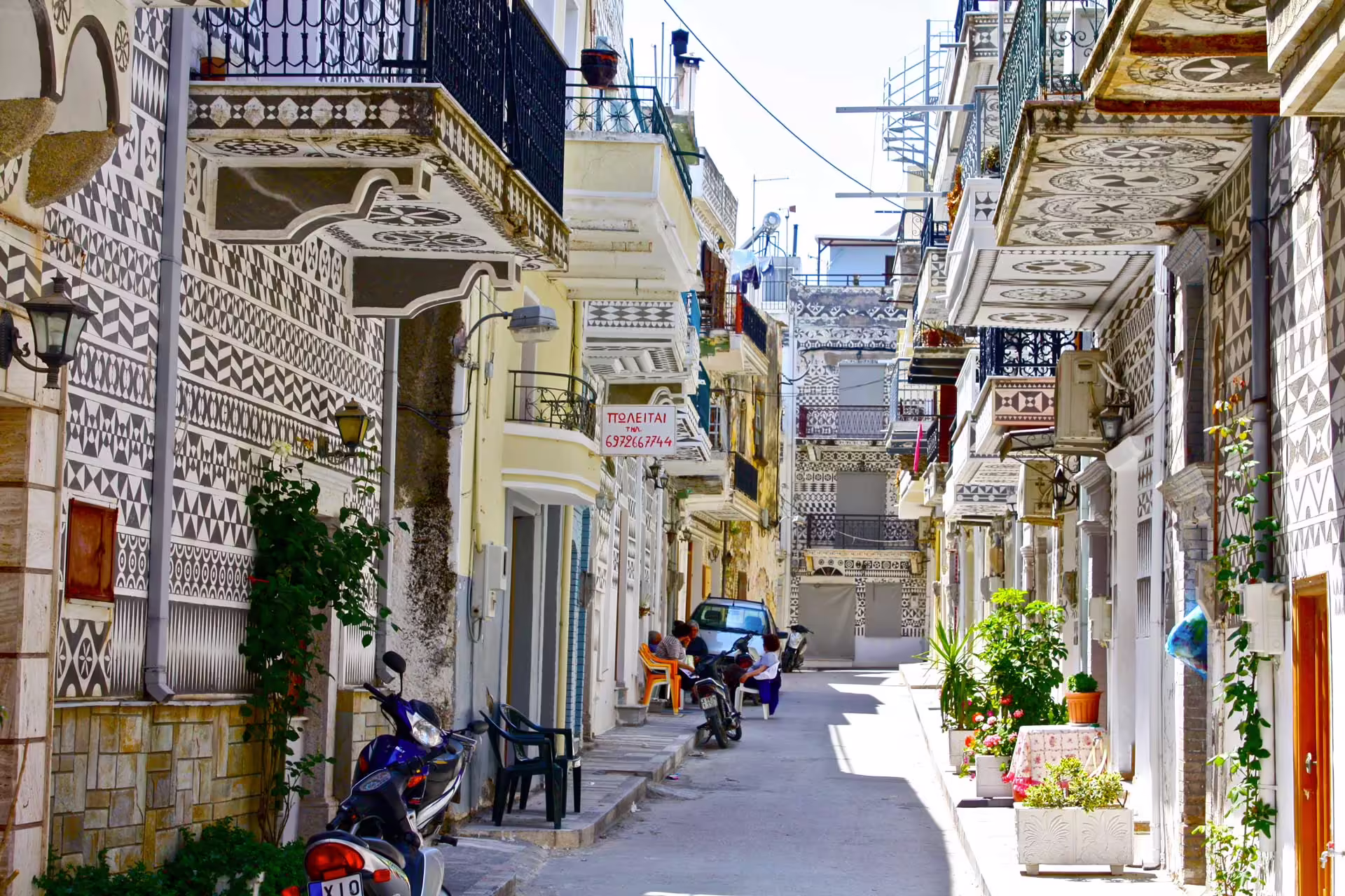 Pyrgi, Chios, Greece