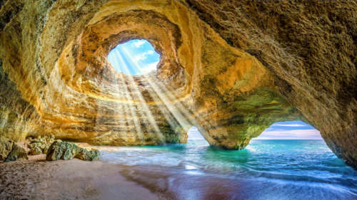 Benagilské jaskyne, Lagoa, Portugalsko