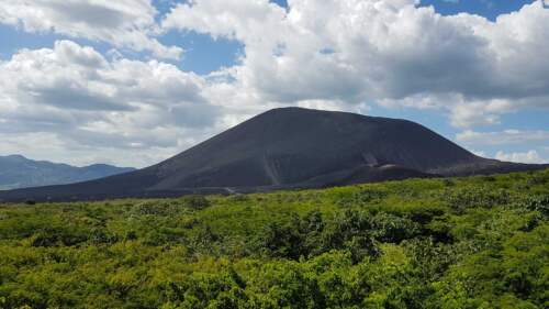 Sopka v Nikaragui