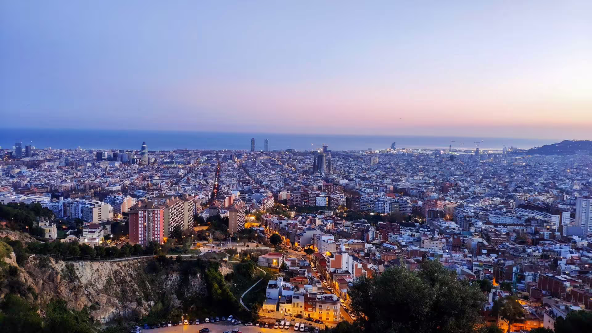 Výhľad, Barcelona, Španielsko