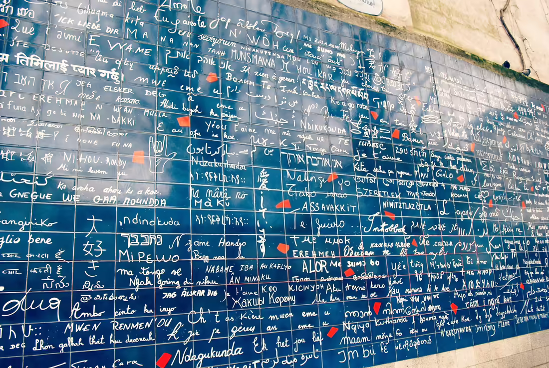 Le mur des je t'aime
