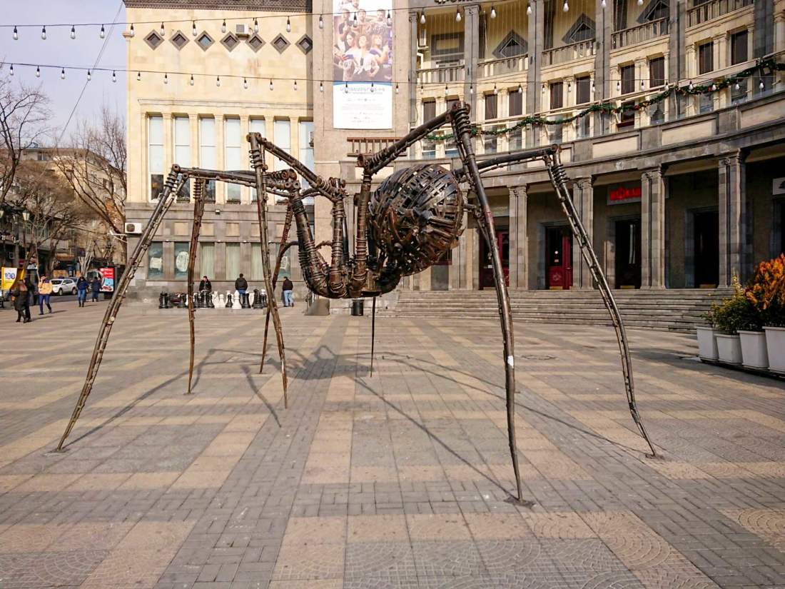 Spider statue, Yerevan