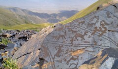 Petroglyfy, Kirgizsko
