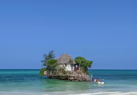 Reštaurácia na skale, Zanzibar