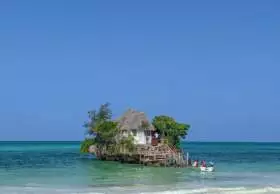 Reštaurácia na skale, Zanzibar