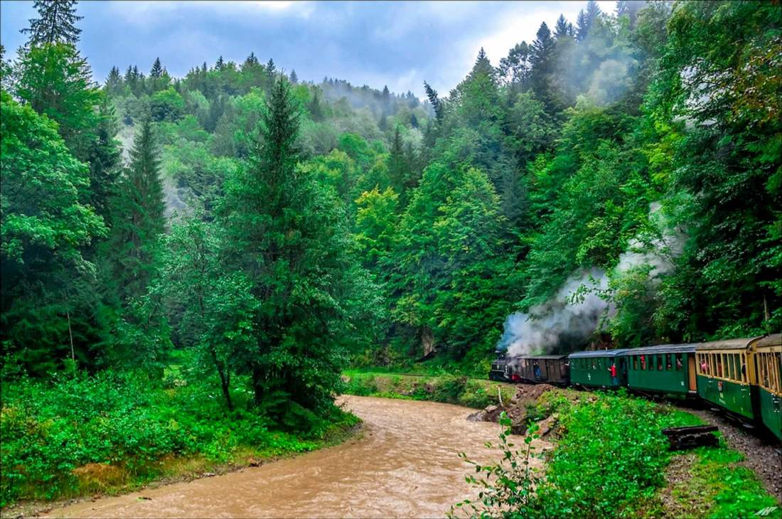 Parná železnica, Rumunsko
