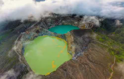 Vulkán Kelimutu