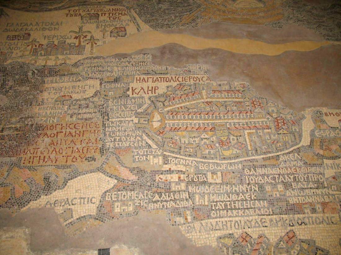 Mozaiková mapa v Madabe