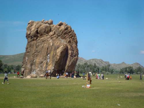 Taikharská skala, Mongolsko