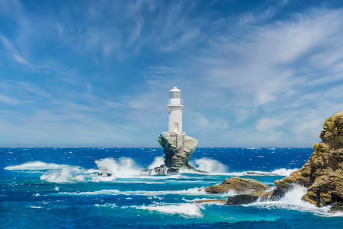 Tourlitis Lighthouse, Greece