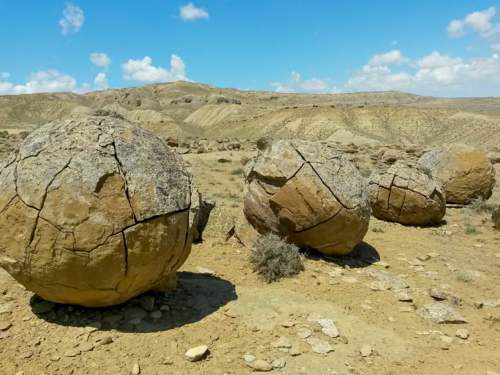 Údolie gulí, Kazachstan