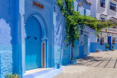 Modré mesto, Maroko