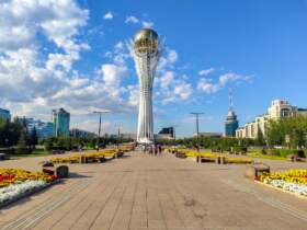 Baiterek tower, Nur-Sultan
