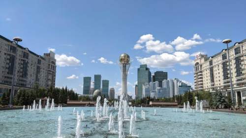 Veža Baiterek, Astana, Kazachstan