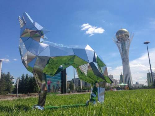 Veža Baiterek, Astana, Kazachstan