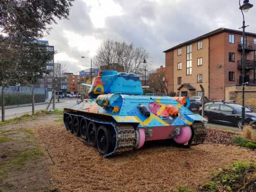 Tank T-34, Londýn