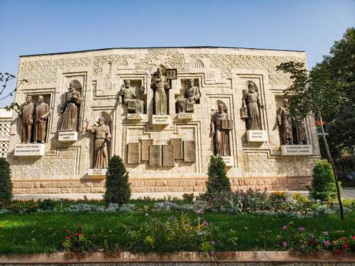 Memorial to Tajik writers