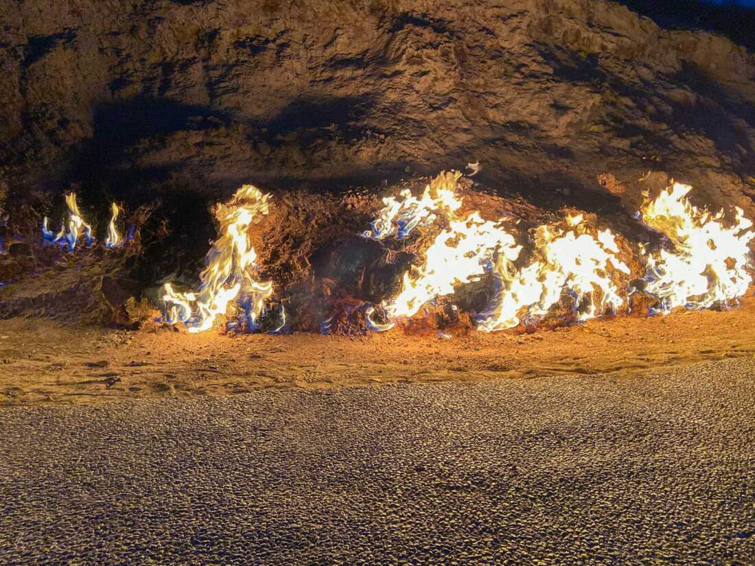 Ohnivá hora, Azerbajdžan