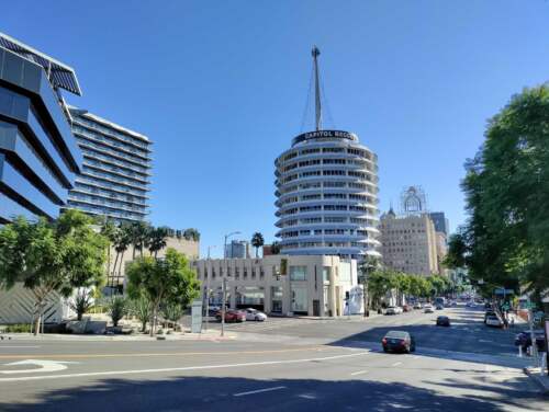 Morseovka na budove Capitol Records