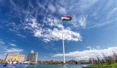Flagpole, Dushanbe, Tajikistan