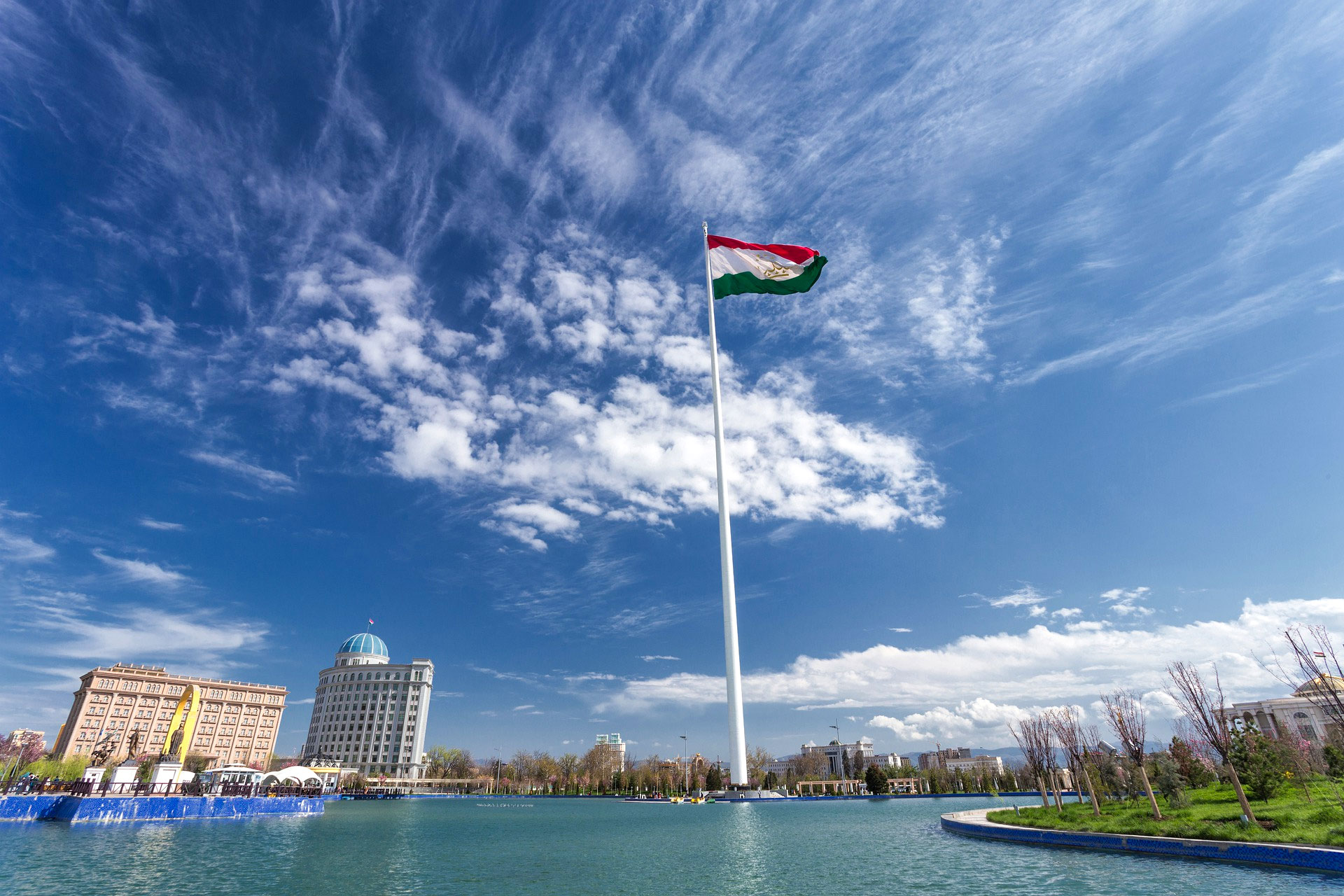 Flagpole, Dushanbe, Tajikistan