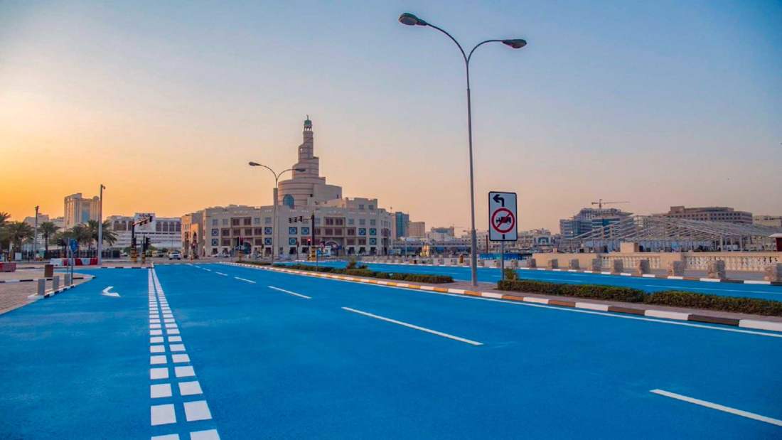 Modrá cesta v Doha