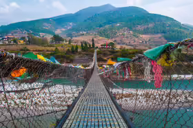Punakha Suspension Bridge, Bhutan