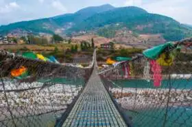 Punakha Suspension Bridge, Bhutan