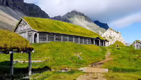 Viking Village Prop For Movie